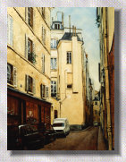 Rue de Nevers, tableau reprsentant une vue de Paris