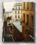 Rue Drevet, tableau reprsentant une vue de Paris